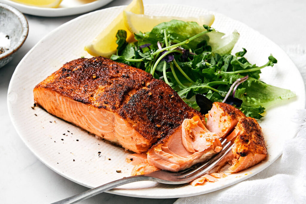 Air Fryer Salmon - Downshiftology