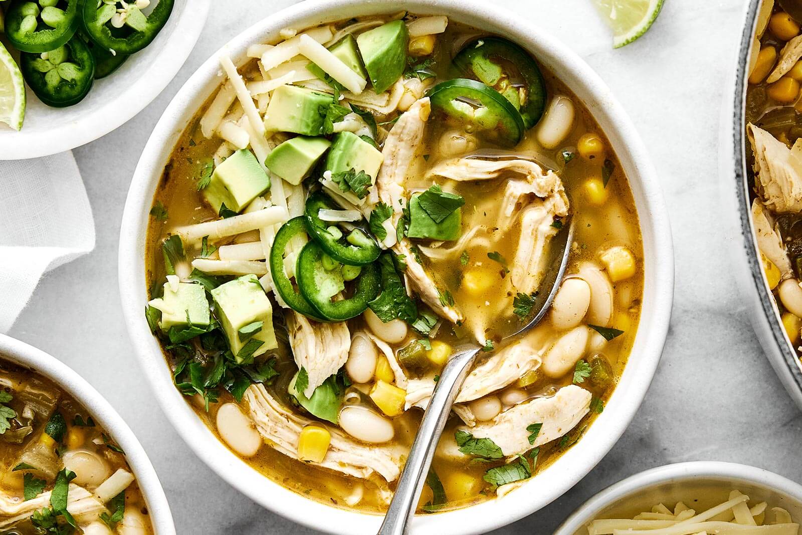 Best White Chicken Chili - Downshiftology