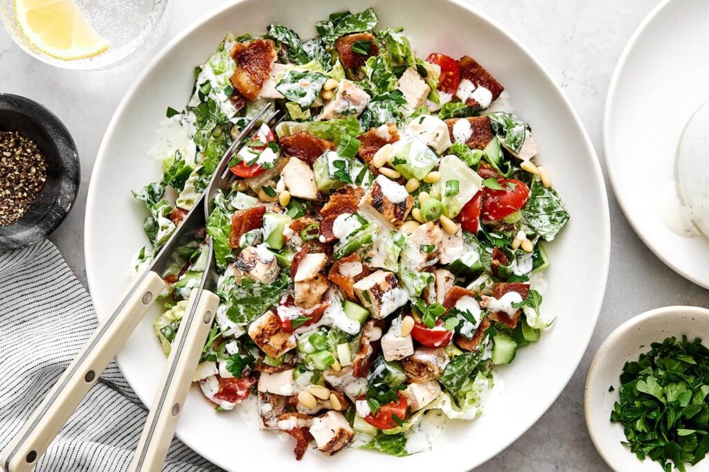 Chicken Bacon Ranch Chopped Salad