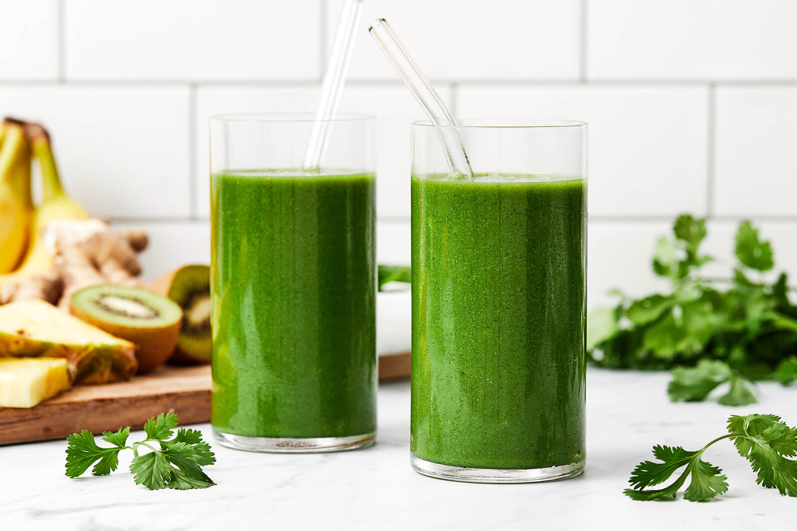 Cilantro Smoothie - Downshiftology