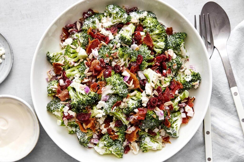 Classic Broccoli Salad | Downshiftology