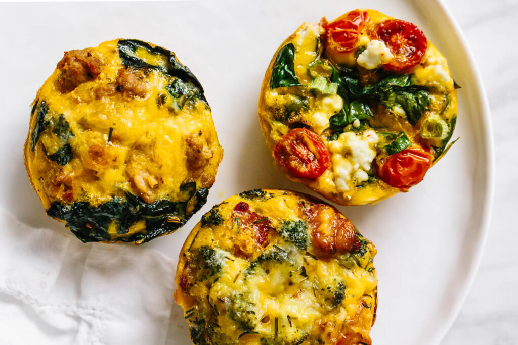 Easy Breakfast Egg Muffins (3 Ways)