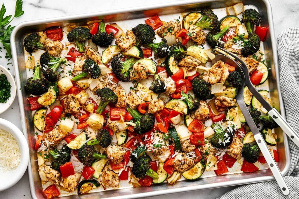 Italian Sheet Pan Chicken Breast