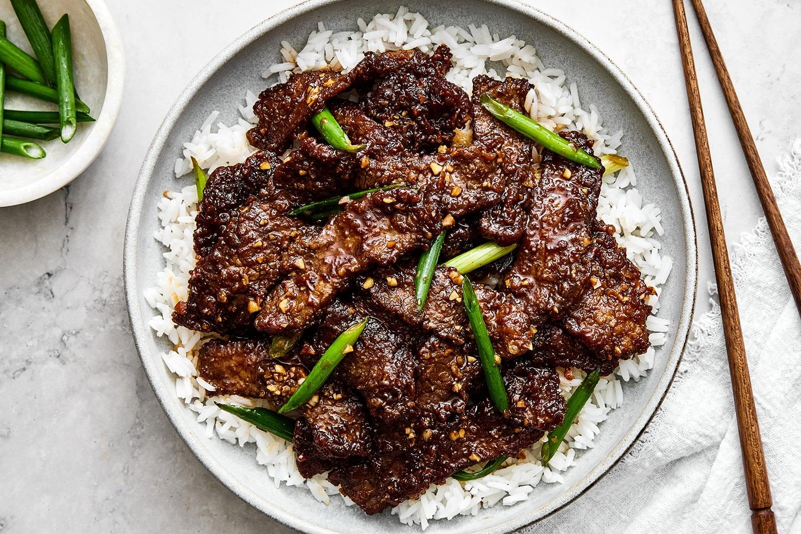 Perfect Mongolian Beef (PF Chang's Copycat)