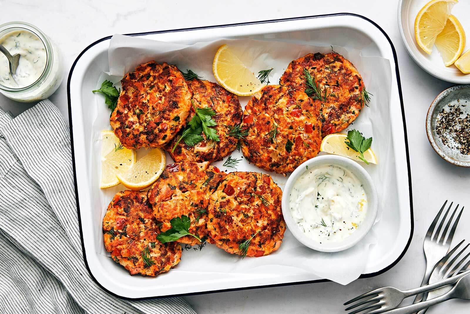 Salmon Patties (Salmon Cakes) - Downshiftology