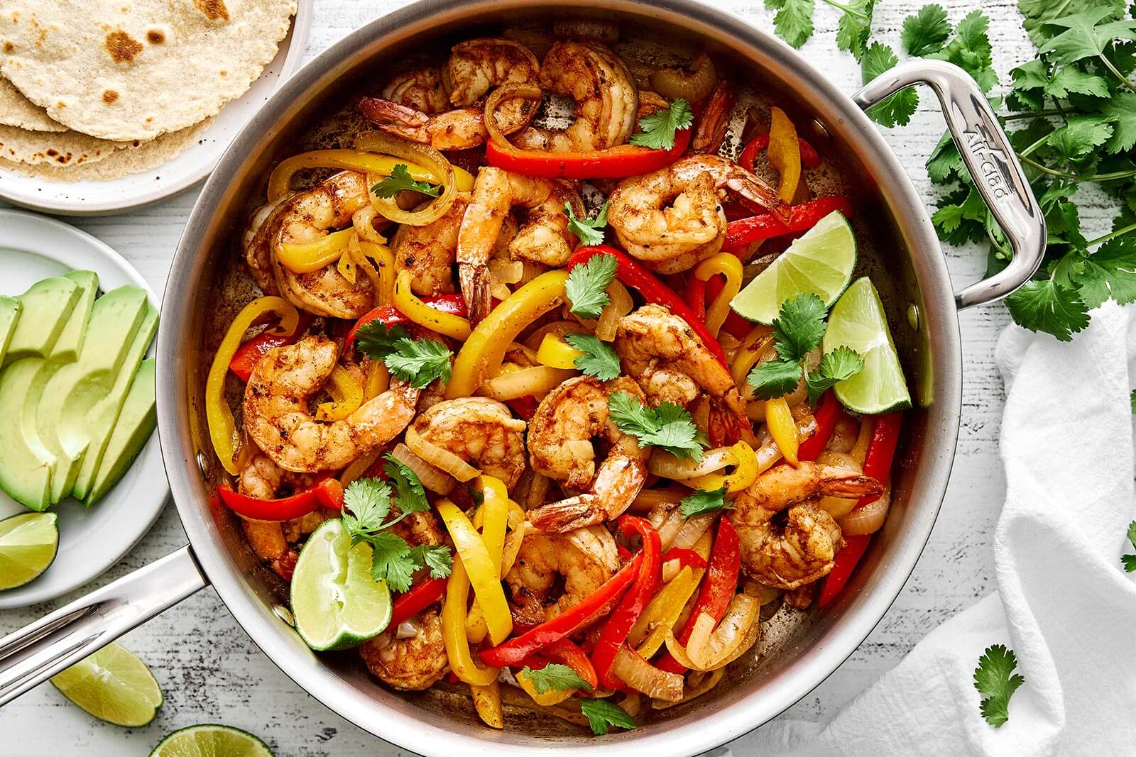 Shrimp Fajitas (25 Minute Meal!)