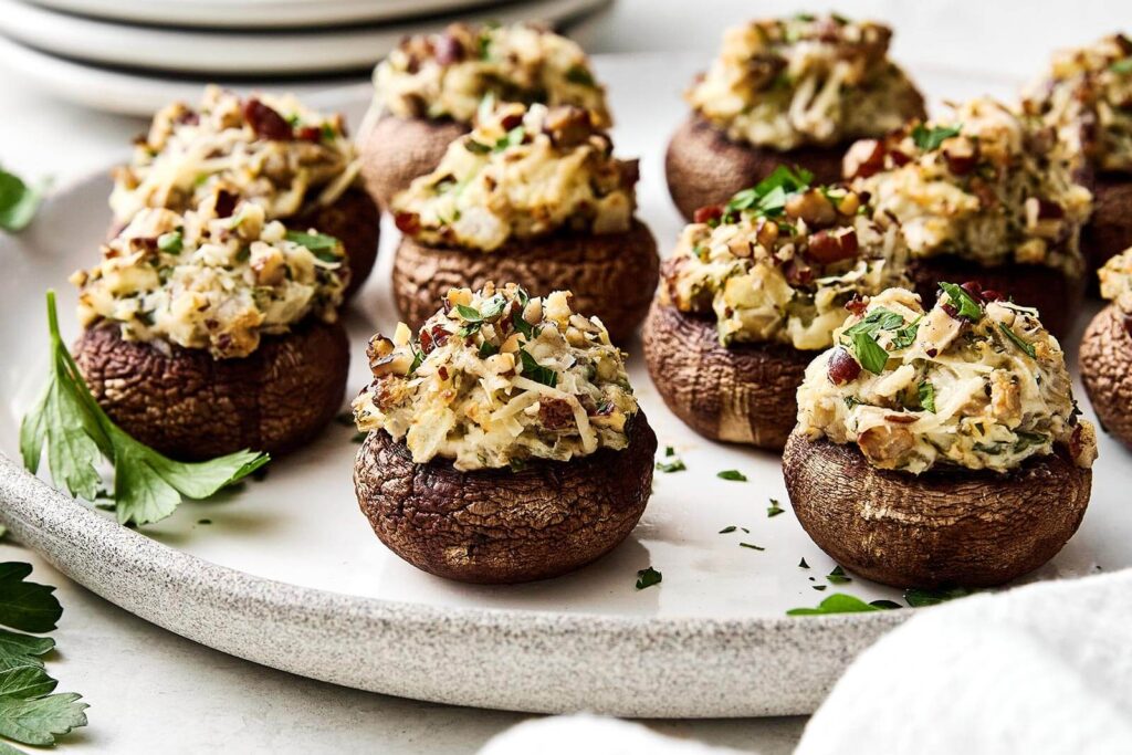 Stuffed Mushrooms (Easy Holiday Appetizer)
