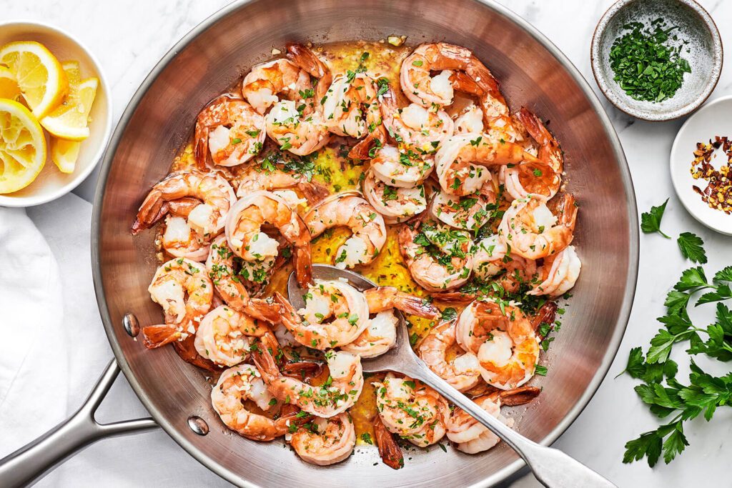 Classic Shrimp Scampi - Downshiftology