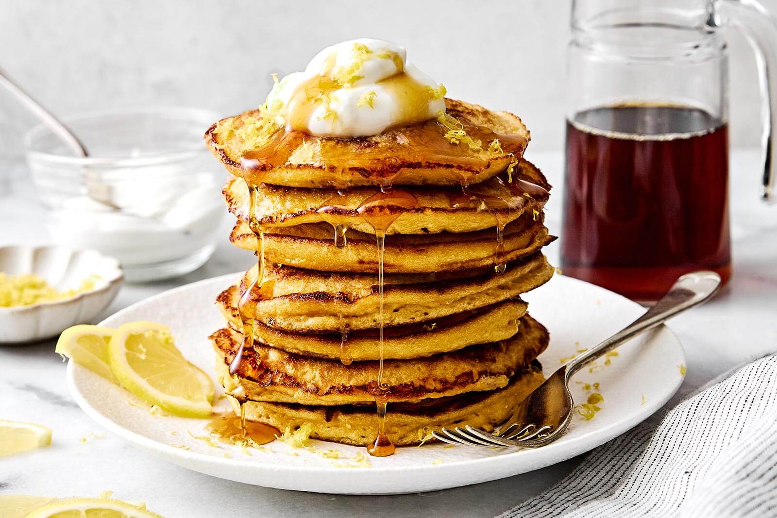 Easy Protein Pancakes (Lemon Ricotta)