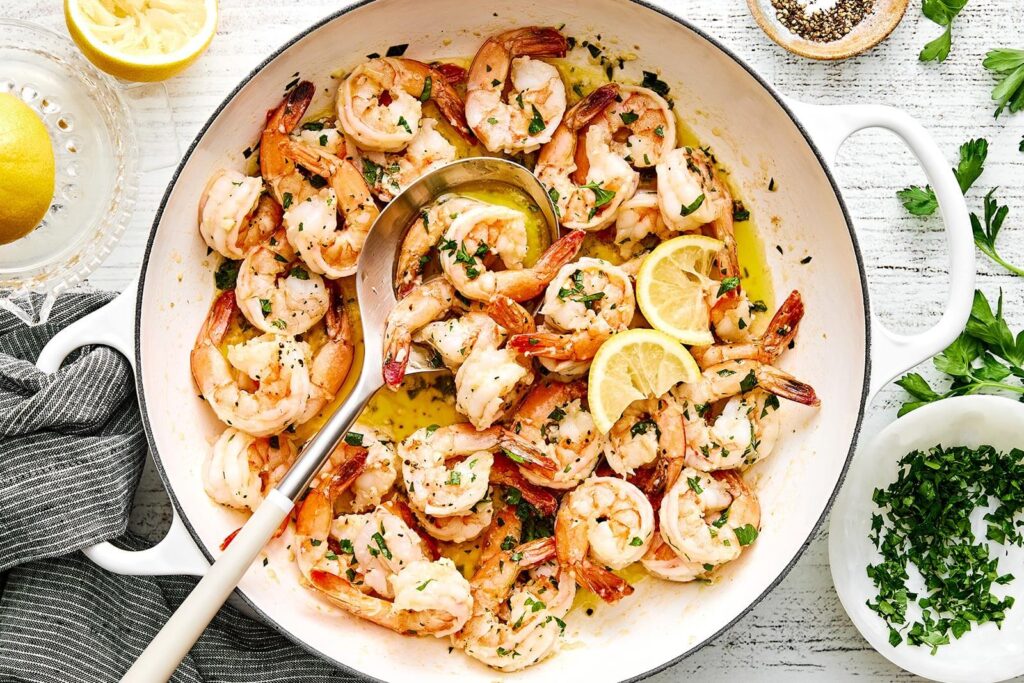 Garlic Butter Shrimp (in 10 Minutes!)