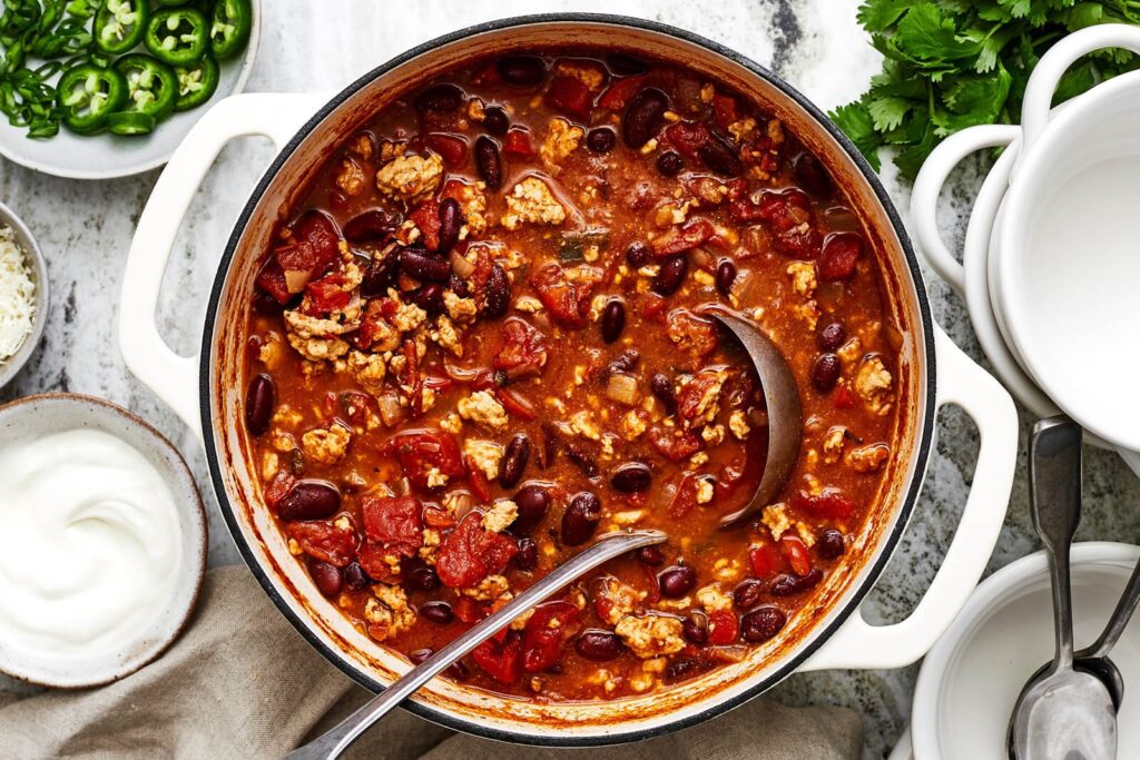 Healthy Turkey Chili - Downshiftology