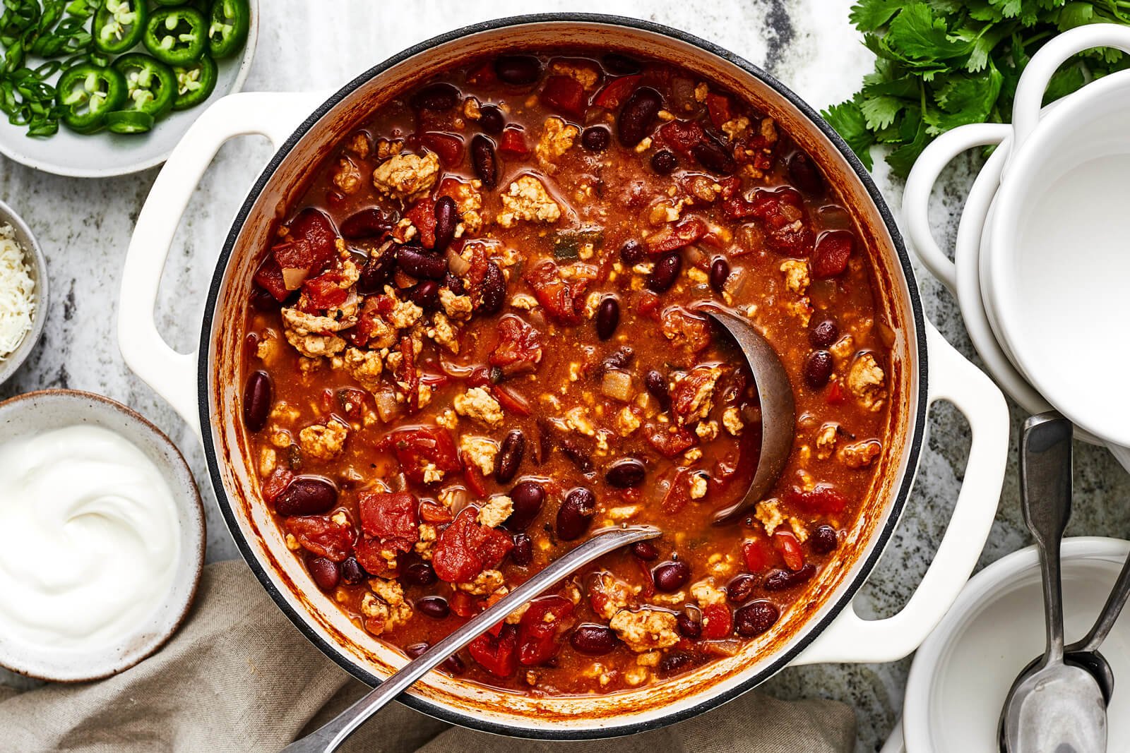 Healthy Turkey Chili - Downshiftology