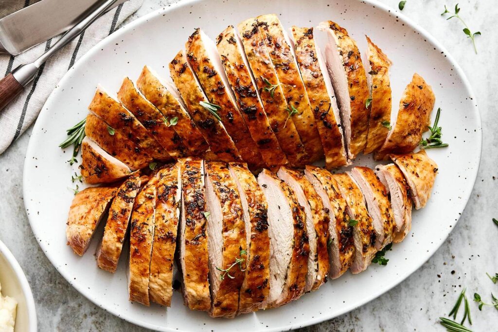 Roast Turkey Breast (Herbed Garlic Butter)