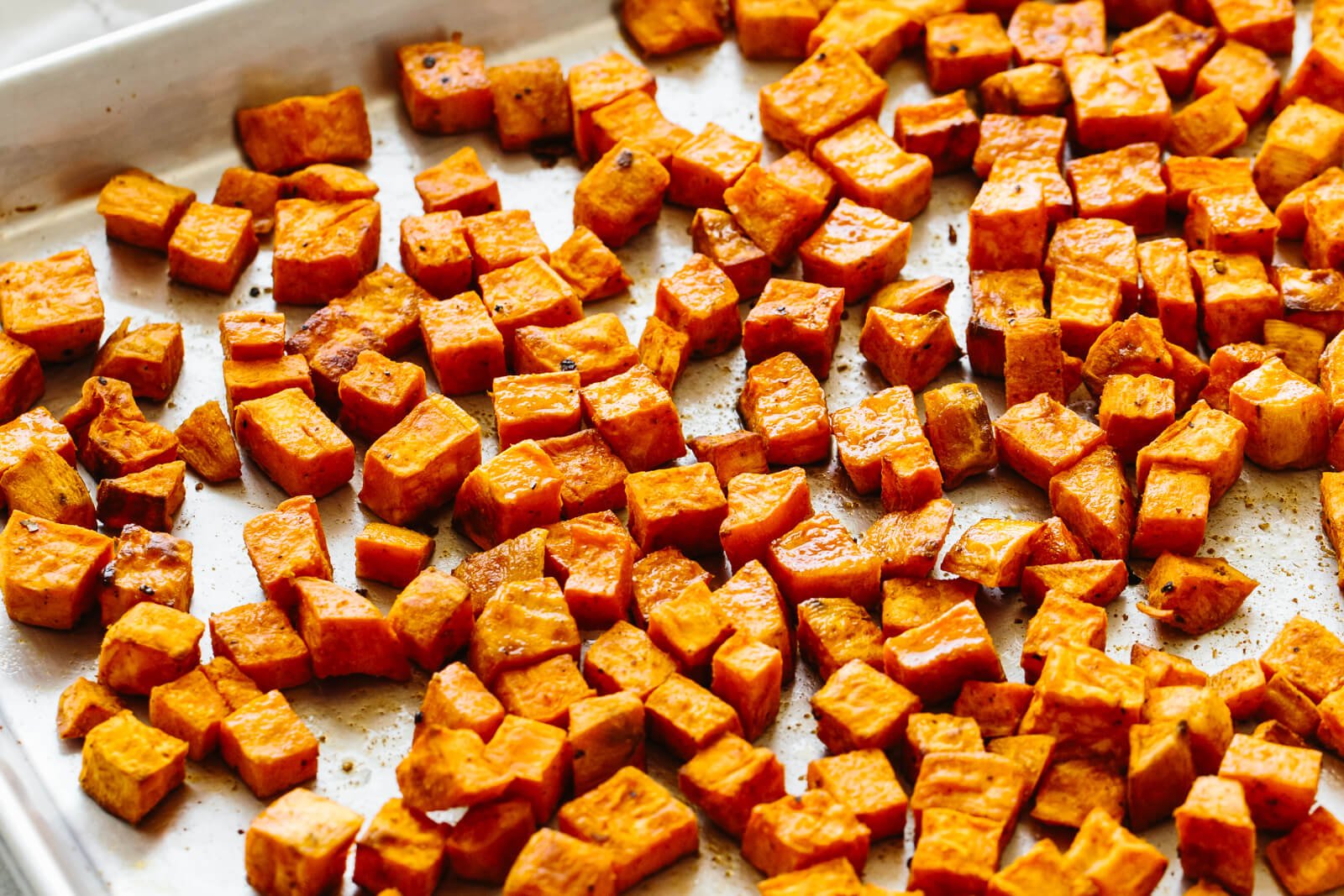Roasted Sweet Potatoes (Perfectly Seasoned!)