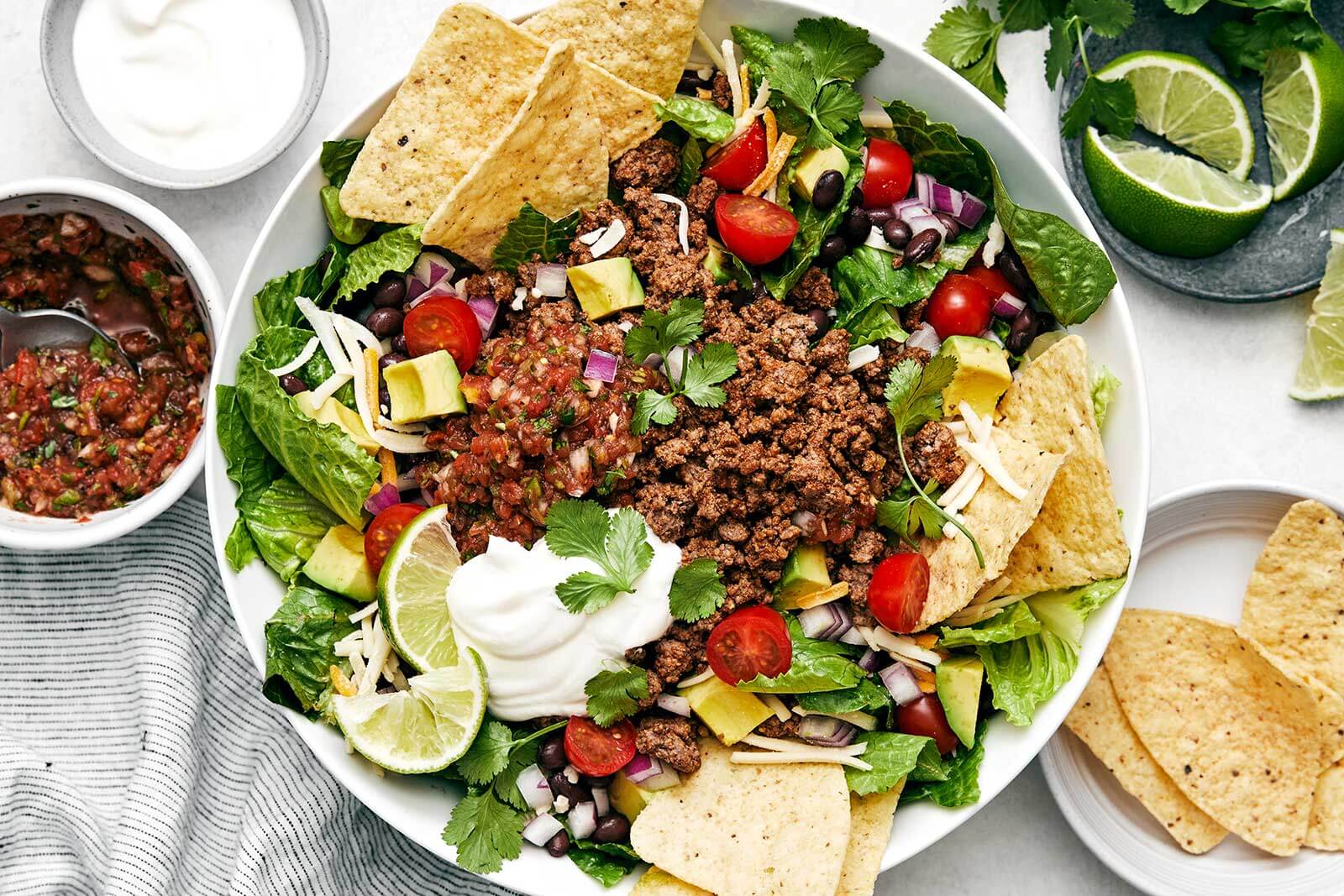 Taco Salad Recipe - Downshiftology
