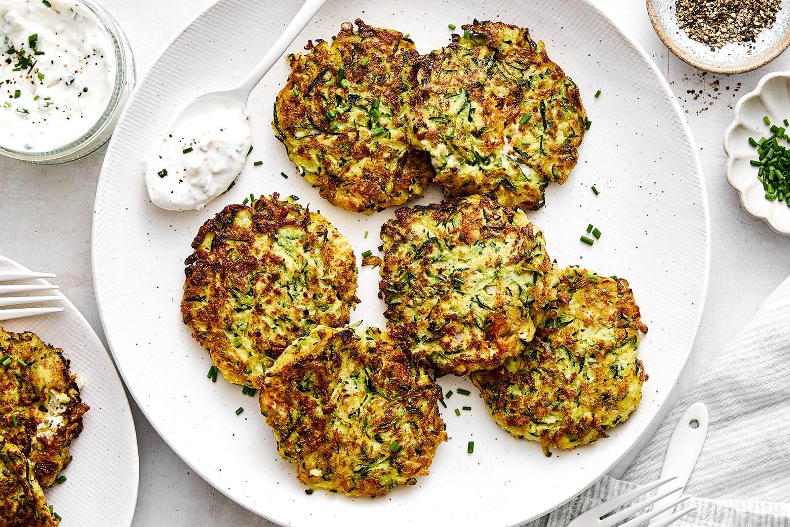 Zucchini Fritters (gluten-free, low-carb, keto)