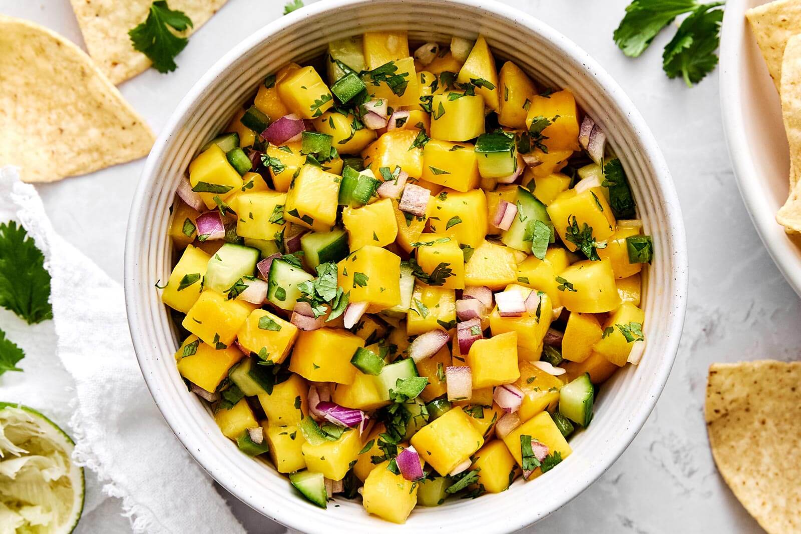 Most Delicious Mango Salsa | Downshiftology